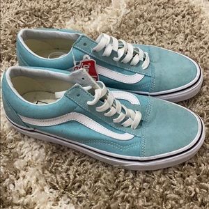 Baby blue old skool vans